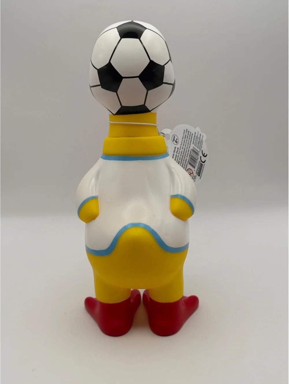 Soccer Duck bath toy
